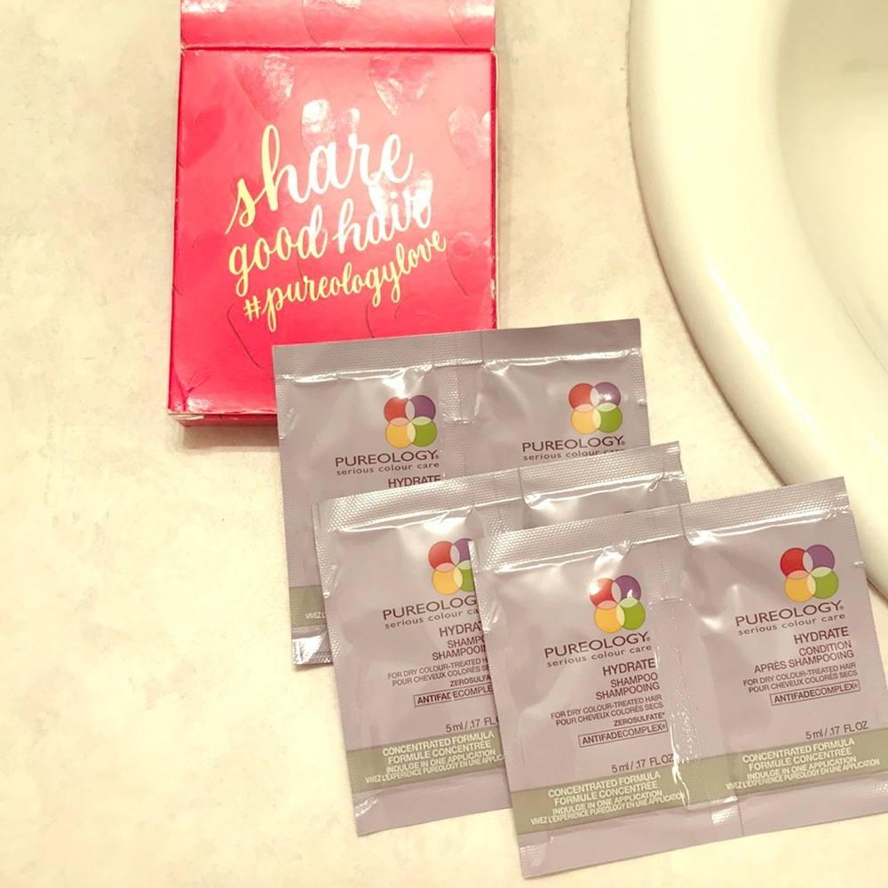 3 sample packets of PUREOLOGY